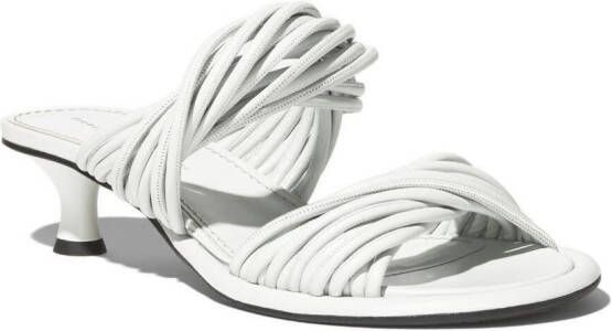 Proenza Schouler Pipe Rolo 40mm sandals White