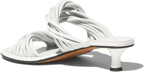 Proenza Schouler Pipe Rolo 40mm sandals White