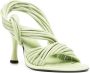 Proenza Schouler Pipe Rolo 90mm sandals Green - Thumbnail 2