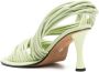Proenza Schouler Pipe Rolo 90mm sandals Green - Thumbnail 3