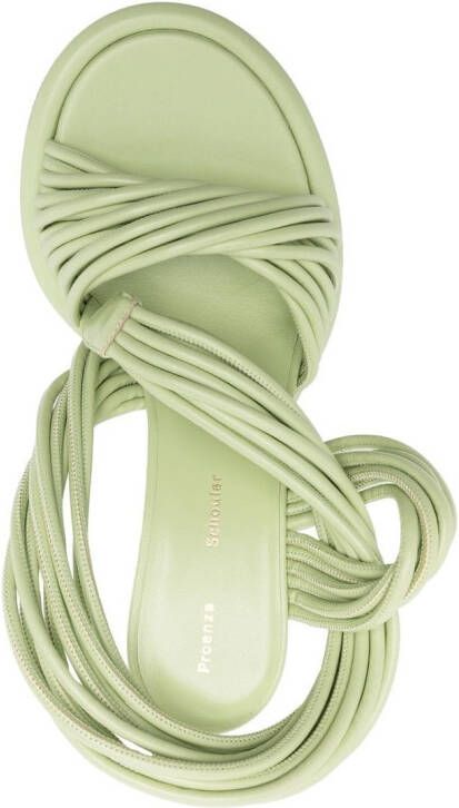 Proenza Schouler Pipe Rolo 90mm sandals Green