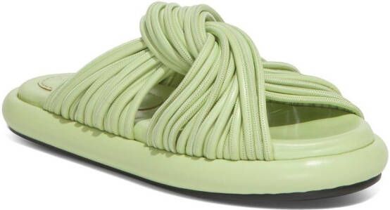 Proenza Schouler Pipe Rolo slides Green