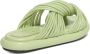 Proenza Schouler Pipe Rolo slides Green - Thumbnail 3