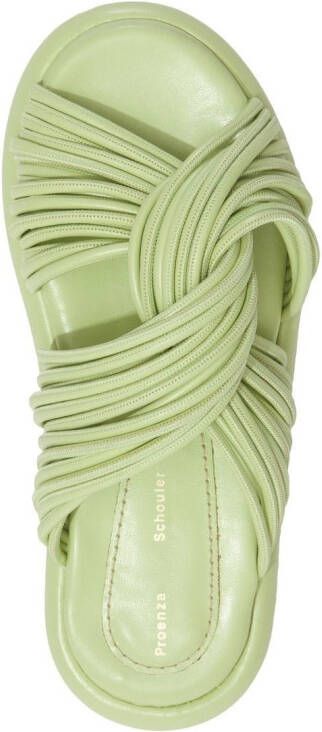 Proenza Schouler Pipe Rolo slides Green