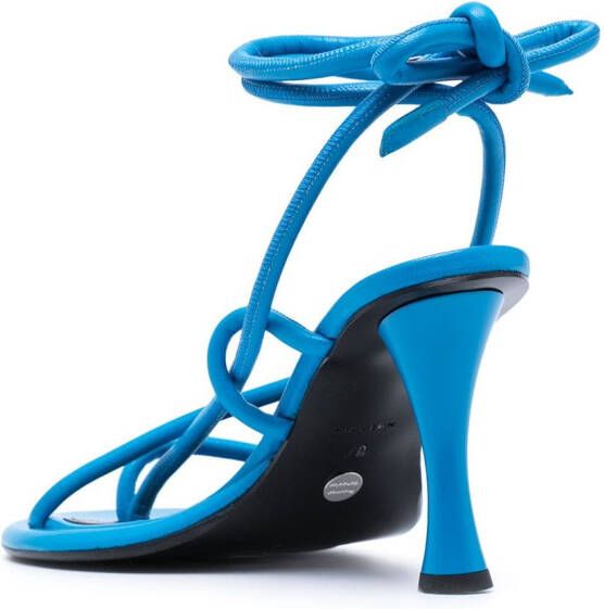 Proenza Schouler Pipe strappy sandals Blue