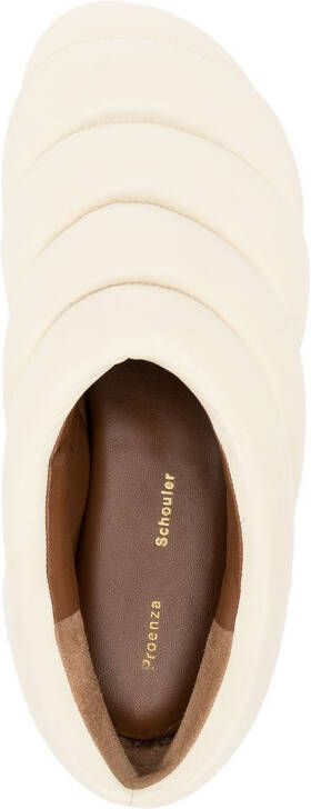 Proenza Schouler Rondo puffy slippers Neutrals