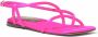 Proenza Schouler satin-effect strappy flat sandals Pink - Thumbnail 2