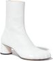 Proenza Schouler Sculpt leather ankle boots White - Thumbnail 2