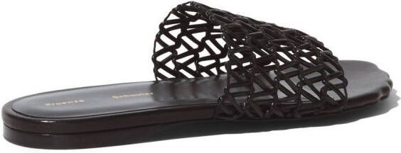 Proenza Schouler Sculpt woven slide sandals Black