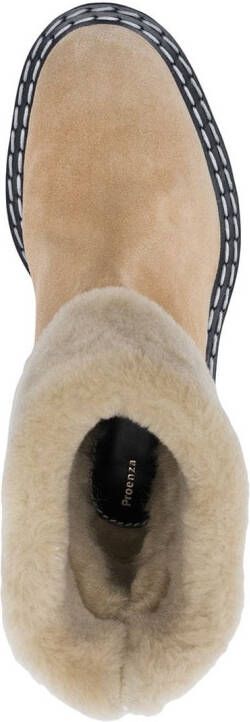 Proenza Schouler shearling ankle boots Brown