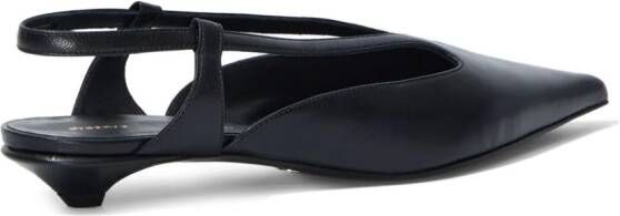 Proenza Schouler slingback leather pumps Black