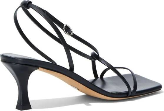 Proenza Schouler slingback leather sandals Black