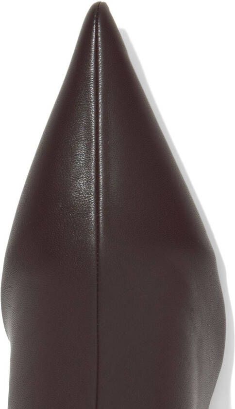 Proenza Schouler Spike over-the-knee leather boots Brown