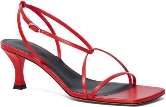 Proenza Schouler Square Flat Strappy 60mm sandals Red