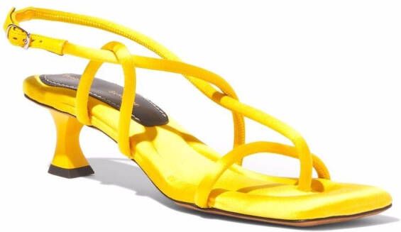 Proenza Schouler Square Strappy 50mm sandals Yellow