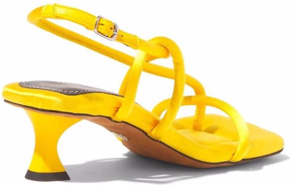 Proenza Schouler Square Strappy 50mm sandals Yellow