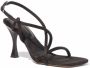 Proenza Schouler Square Strappy 90mm sandals Black - Thumbnail 2