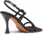 Proenza Schouler Square Strappy 90mm sandals Black - Thumbnail 3