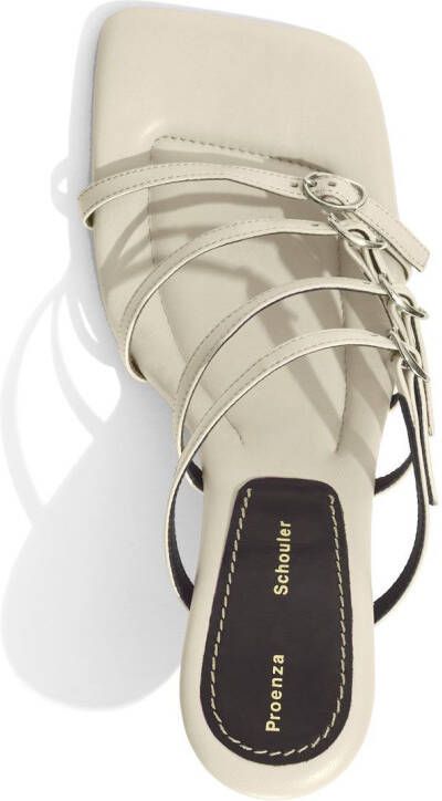 Proenza Schouler Square strappy 90mm sandals Neutrals