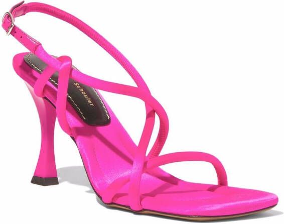 Proenza Schouler Square Strappy 90mm sandals Pink