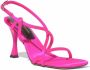 Proenza Schouler Square Strappy 90mm sandals Pink - Thumbnail 2