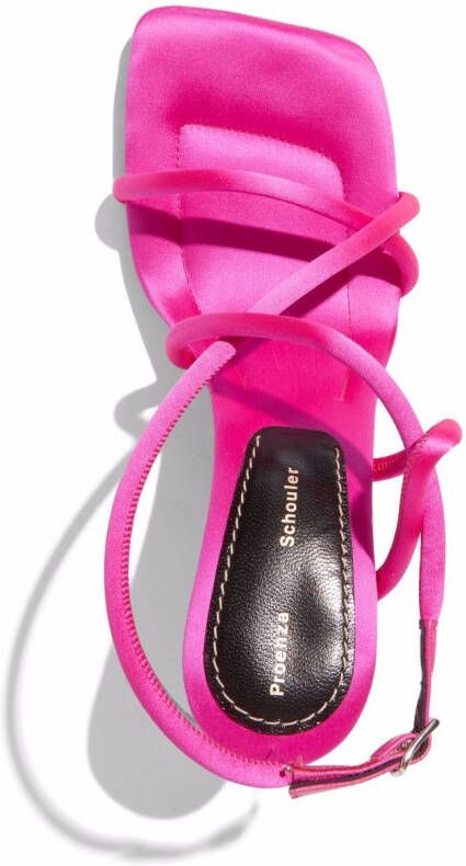 Proenza Schouler Square Strappy 90mm sandals Pink