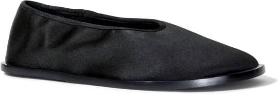 Proenza Schouler square-toe slippers Black