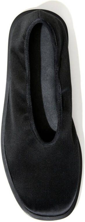 Proenza Schouler square-toe slippers Black
