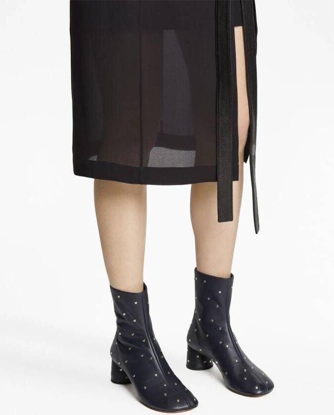 Proenza Schouler Studded Glove leather boots Black