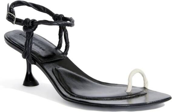 Proenza Schouler Tee Toe Ring sandals Black