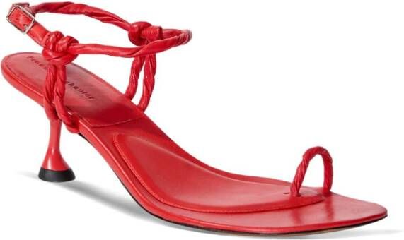 Proenza Schouler Tee Toe Ring sandals Red