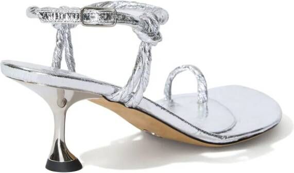 Proenza Schouler Tee Toe Ring sandals Silver