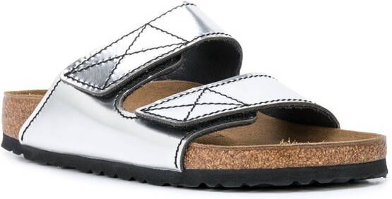 Proenza Schouler x Birkenstock Arizona slides Silver