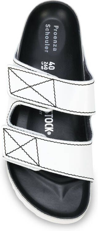 Proenza Schouler x Birkenstock Arizona slides White