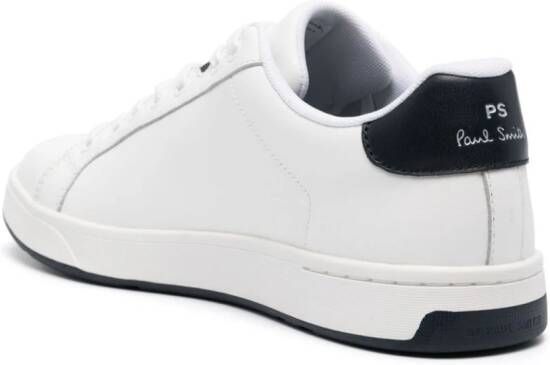PS Paul Smith Albany zebra-print leather sneakers White