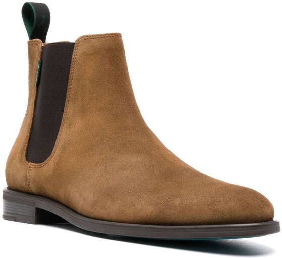 PS Paul Smith Cedric almond-toe Chelsea boots Brown
