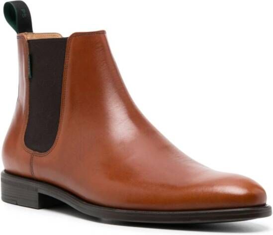 PS Paul Smith Cedric leather ankle boots Brown