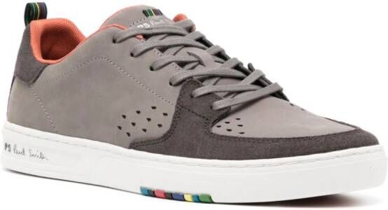 PS Paul Smith Cosmo panelled perforated-detail sneakers Brown