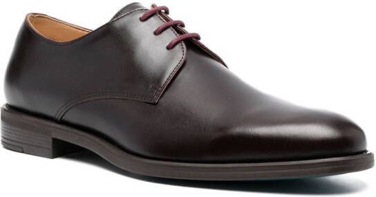 PS Paul Smith leather Derby shoes Red