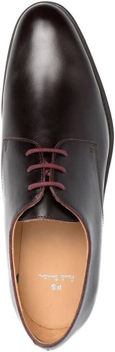 PS Paul Smith leather Derby shoes Red