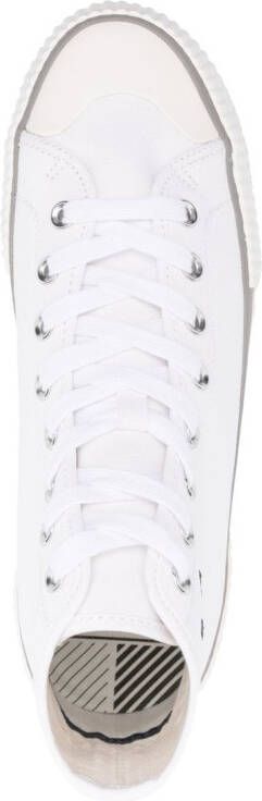 PS Paul Smith logo-embroidered high-top sneakers White