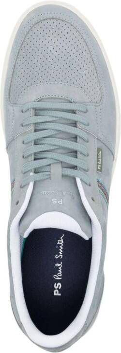 PS Paul Smith logo-patch leather sneakers Blue