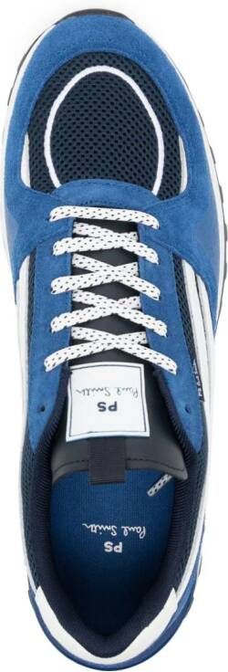 PS Paul Smith logo-patch suede sneakers Blue