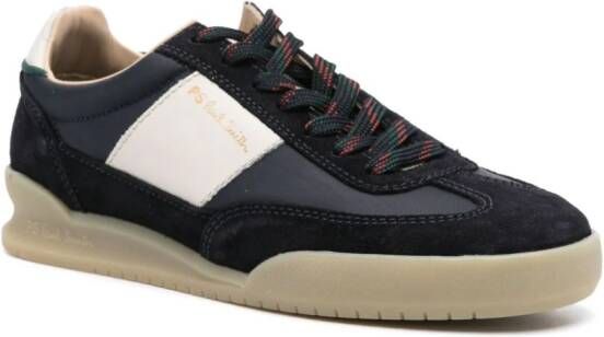 PS Paul Smith logo-print suede sneakers Blue