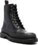 PS Paul Smith logo-tag leather boots Black - Thumbnail 2