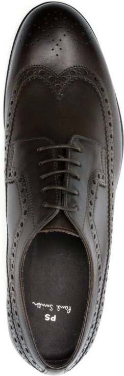 PS Paul Smith low stacked-heel leather brogues Brown