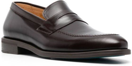 PS Paul Smith pointed-toe leather loafers Brown