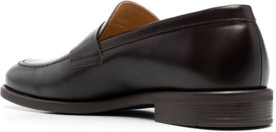 PS Paul Smith pointed-toe leather loafers Brown