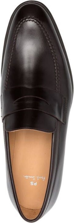 PS Paul Smith pointed-toe leather loafers Brown