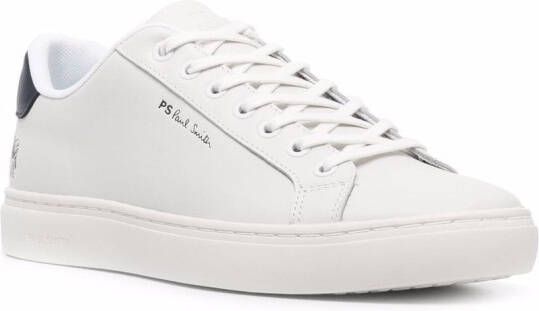 PS Paul Smith Rex zebra-print leather sneakers White
